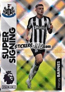 Sticker Harvey Barnes (Super Signing) - English Premier League 2023-2024
 n. 486 - Panini