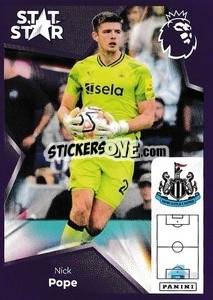 Sticker Nick Pope (Stat Stars) - English Premier League 2023-2024
 - Panini