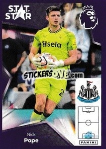 Figurina Nick Pope (Stat Stars) - English Premier League 2023-2024
 - Panini