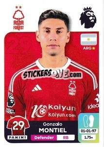 Sticker Gonzalo Montiel - English Premier League 2023-2024
 - Panini