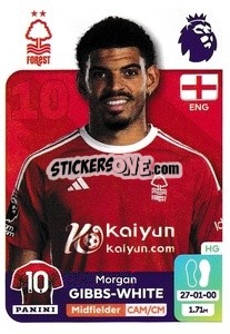 Sticker Morgan Gibbs-White - English Premier League 2023-2024
 n. 506 - Panini