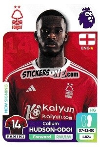 Sticker Callum Hudson-Odoi - English Premier League 2023-2024
 n. 511 - Panini