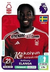 Sticker Anthony Elanga - English Premier League 2023-2024
 n. 512 - Panini