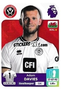 Sticker Adam Davies - English Premier League 2023-2024
 - Panini