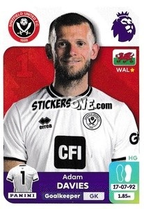 Sticker Adam Davies - English Premier League 2023-2024
 n. 522 - Panini