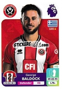 Sticker George Baldock - English Premier League 2023-2024
 - Panini