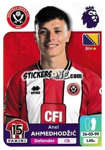 Sticker Anel Ahmedhodžić - English Premier League 2023-2024
 n. 529 - Panini