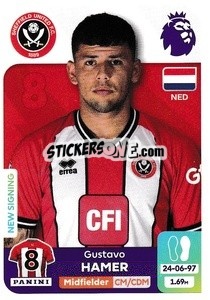 Cromo Gustavo Hamer - English Premier League 2023-2024
 n. 533 - Panini