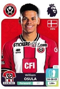 Sticker William Osula - English Premier League 2023-2024
 - Panini