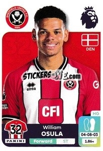 Sticker William Osula - English Premier League 2023-2024
 n. 541 - Panini