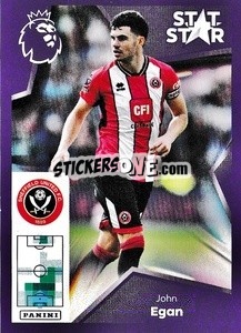 Sticker Jayden Bogle (Stat Stars) - English Premier League 2023-2024
 - Panini