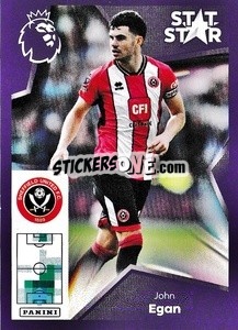 Sticker Jayden Bogle (Stat Stars) - English Premier League 2023-2024
 n. 548 - Panini