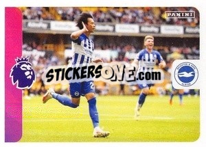 Sticker Kaoru Mitoma (Magic Moment) - English Premier League 2023-2024
 n. 163 - Panini