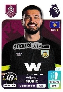 Cromo Arijanet Murić - English Premier League 2023-2024
 - Panini