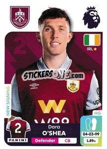 Sticker Dara O'Shea - English Premier League 2023-2024
 n. 171 - Panini