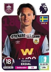 Sticker Hjalmar Ekdal - English Premier League 2023-2024
 - Panini