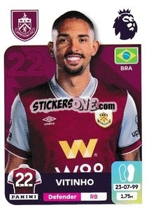Figurina Vitinho - English Premier League 2023-2024
 n. 175 - Panini