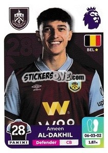 Cromo Ameen Al-Dakhil - English Premier League 2023-2024
 n. 176 - Panini