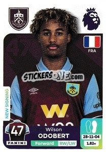 Sticker Wilson Odobert - English Premier League 2023-2024
 n. 189 - Panini