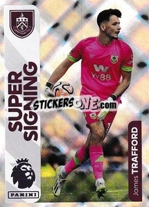 Sticker James Trafford (Super Signing) - English Premier League 2023-2024
 n. 191 - Panini