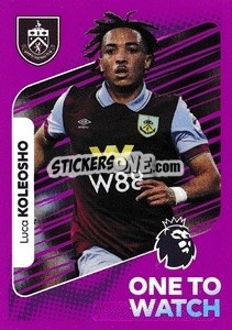 Sticker Luca Koleosho (One to Watch) - English Premier League 2023-2024
 - Panini