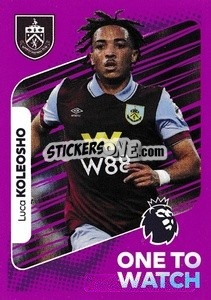 Figurina Luca Koleosho (One to Watch) - English Premier League 2023-2024
 - Panini