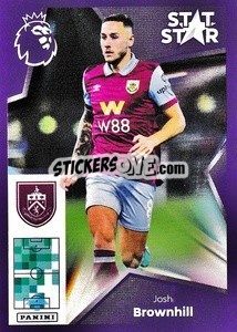 Sticker Josh Brownhill (Stat Stars) - English Premier League 2023-2024
 n. 196 - Panini