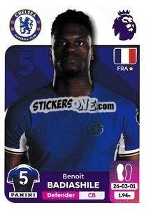Sticker Benoît Badiashile - English Premier League 2023-2024
 - Panini