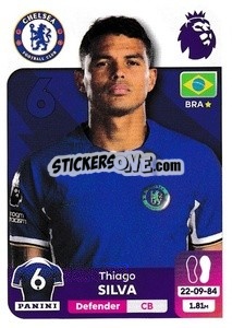 Sticker Thiago Silva - English Premier League 2023-2024
 n. 203 - Panini