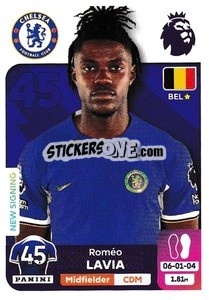 Sticker Roméo Lavia - English Premier League 2023-2024
 - Panini