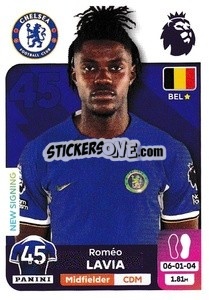 Sticker Roméo Lavia - English Premier League 2023-2024
 n. 213 - Panini