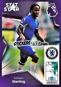 Sticker Raheem Sterling (Stat Stars) - English Premier League 2023-2024
 n. 225 - Panini