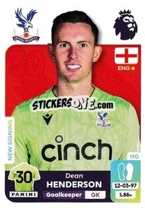 Cromo Dean Henderson - English Premier League 2023-2024
 - Panini