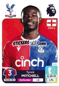 Sticker Tyrick Mitchell - English Premier League 2023-2024
 n. 230 - Panini