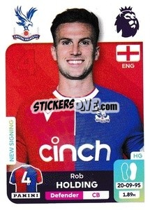 Cromo Rob Holding - English Premier League 2023-2024
 n. 231 - Panini