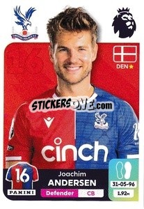 Sticker Joachim Andersen - English Premier League 2023-2024
 n. 234 - Panini