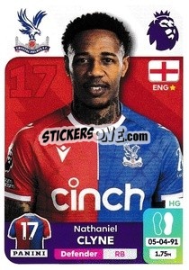 Sticker Nathaniel Clyne - English Premier League 2023-2024
 - Panini