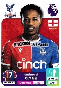 Sticker Nathaniel Clyne - English Premier League 2023-2024
 n. 235 - Panini