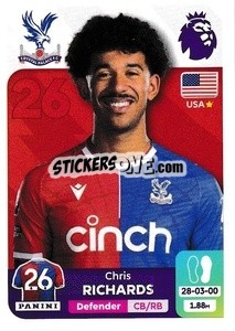 Sticker Chris Richards - English Premier League 2023-2024
 n. 236 - Panini