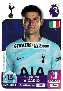 Sticker Guglielmo Vicario - English Premier League 2023-2024
 n. 551 - Panini