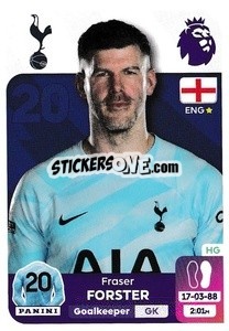 Sticker Fraser Forster - English Premier League 2023-2024
 - Panini