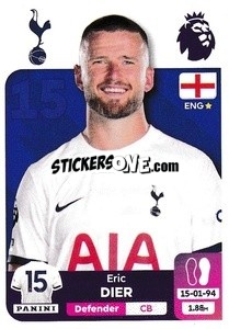 Sticker Eric Dier - English Premier League 2023-2024
 n. 554 - Panini