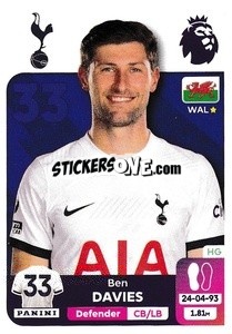 Sticker Ben Davies - English Premier League 2023-2024
 n. 557 - Panini