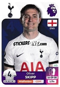 Sticker Oliver Skipp - English Premier League 2023-2024
 - Panini
