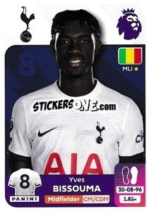 Sticker Yves Bissouma - English Premier League 2023-2024
 - Panini