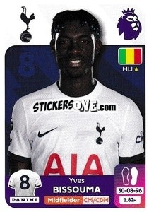 Sticker Yves Bissouma - English Premier League 2023-2024
 n. 562 - Panini