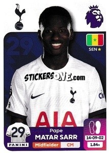 Sticker Pape Matar Sarr - English Premier League 2023-2024
 n. 566 - Panini