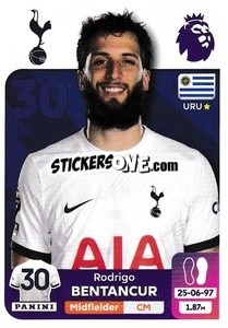 Sticker Rodrigo Bentancur - English Premier League 2023-2024
 n. 567 - Panini