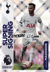 Sticker James Maddison (Super Signing) - English Premier League 2023-2024
 n. 573 - Panini