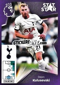 Sticker Dejan Kulusevski (Stat Stars) - English Premier League 2023-2024
 - Panini